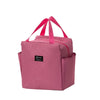 Insulated Canvas Lunch Bag with Double Pockets
