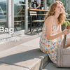 Lightweight Quilted Tote Bag with Crossbody Strap
