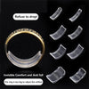 Invisible Ring Size Reducer with Spiral Spring Tightener
