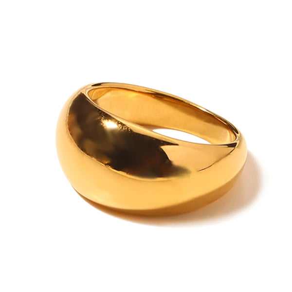 Chunky Gold Dome Ring