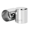 A silver magnetic docking hardware cover kit component, showing a cylindrical piece with a flared opening.