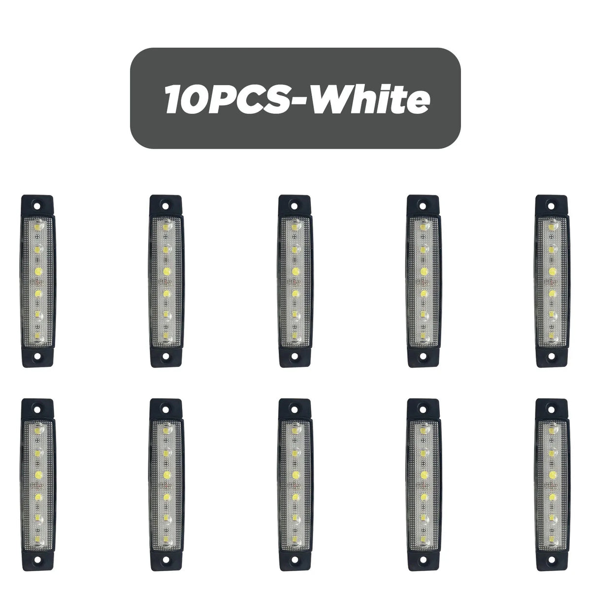 IP67 Waterproof LED Side Marker Lights (Set of 10)