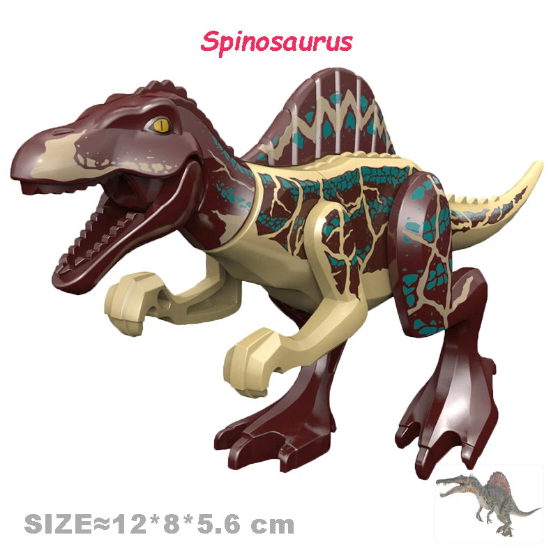 Jeu de Construction de Dinosaures Jurassiques