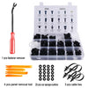 Mixed Size Plastic Retainer Clips for Auto Trim, Bumper, and Door Panels