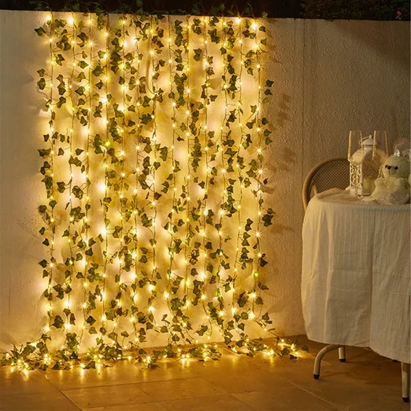 Artificial Vine Fairy Lights with LED Bulbs