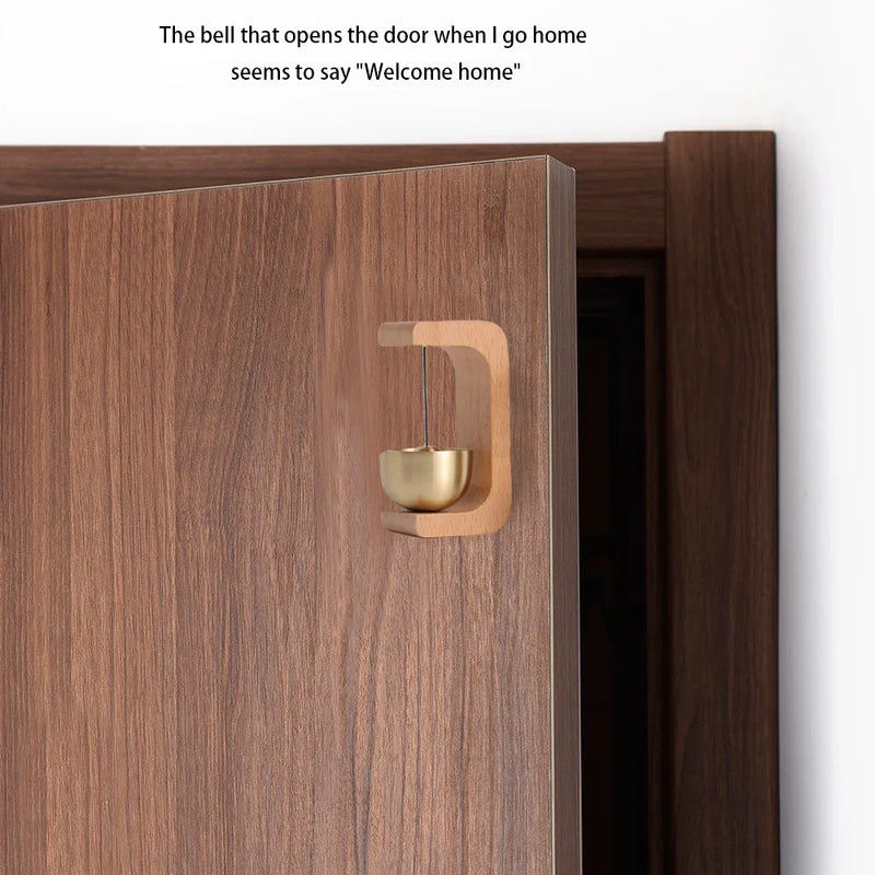 Walnut Wood Magnetic Door Chime