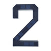 Solar-Powered LED House Number Sign
