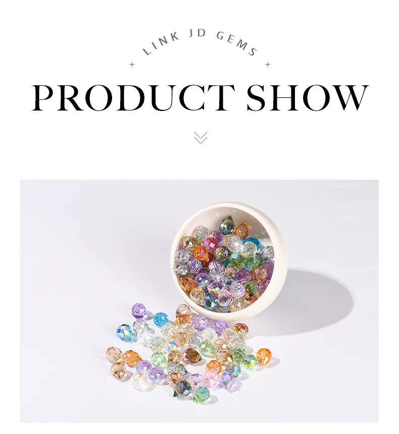 Colorful Glass Crystal Beads for Jewelry Making