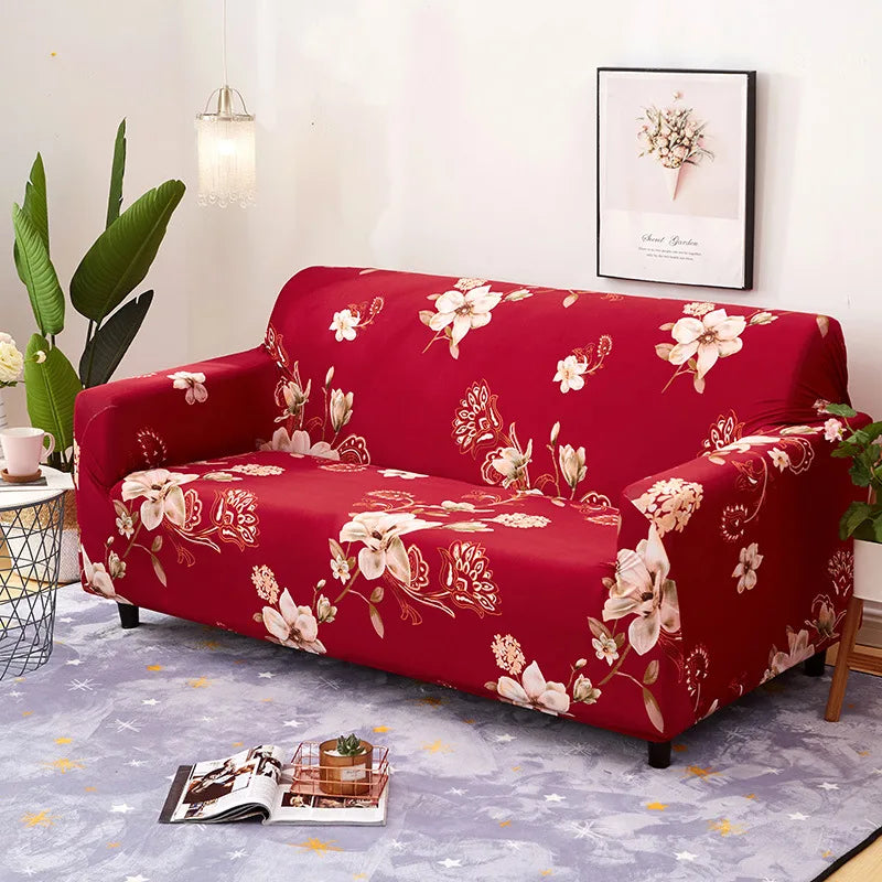 Stretch Sofa Cover with Non-Slip Backing