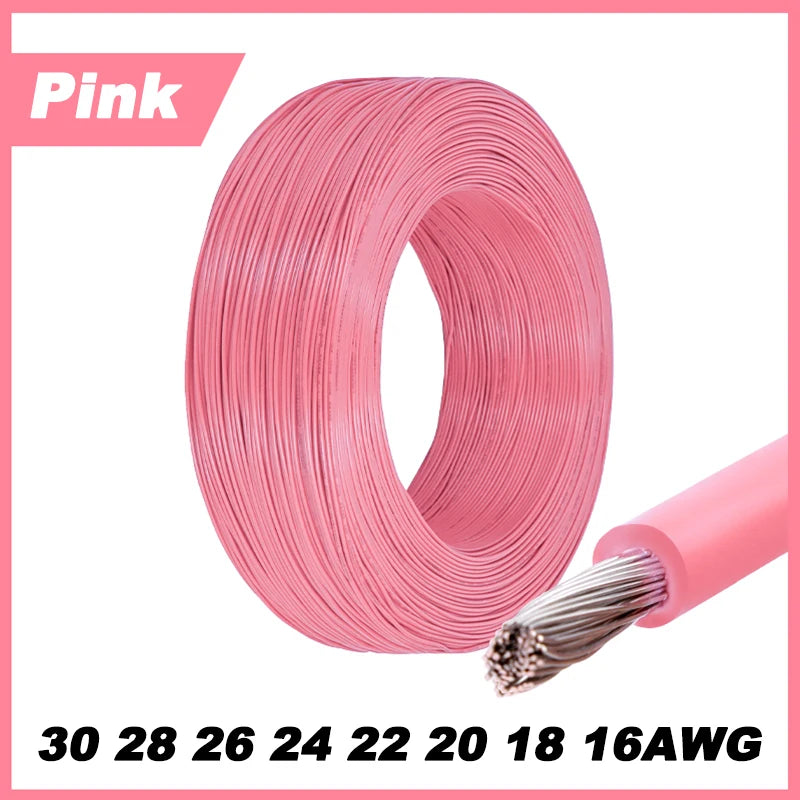 12-Color Tinned Copper Hookup Wire for DIY Projects