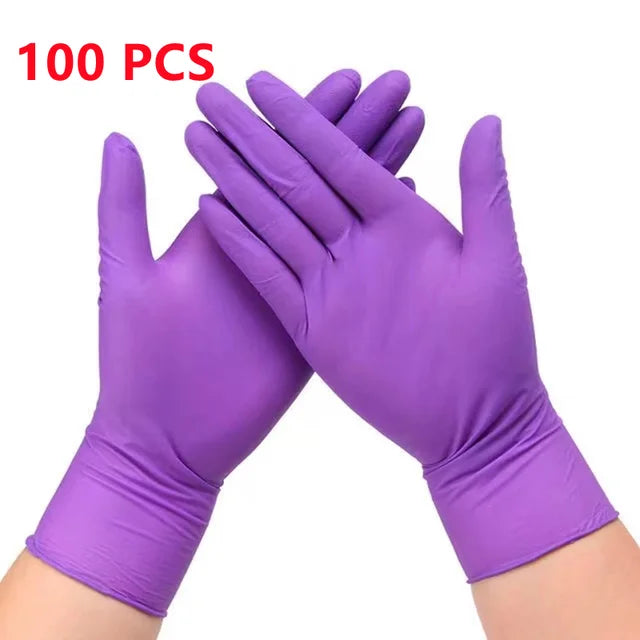 Disposable Nitrile Gloves (100-Pack) - Latex-Free & Powder-Free