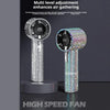 Portable Rechargeable Handheld Fan with Digital Display