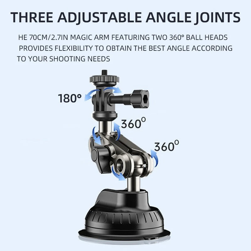 Universal Car Mount for Action Cameras & Phones
