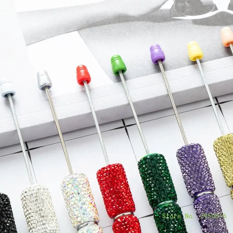 Elegante Perlen-Rhinston-Ballpoint-Stifte (4er Set)