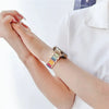 Colorful Resin & Metal Watch Band Strap