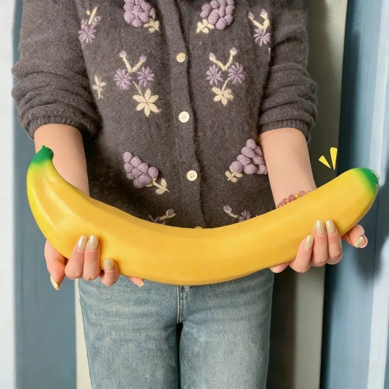 Realistic Squishy Banana Fidget Toy
