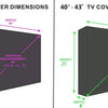 Durable Outdoor TV Cover – Waterproof, UV & Weather Resistant
