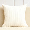 Soft Corduroy Striped Throw Pillow Cover