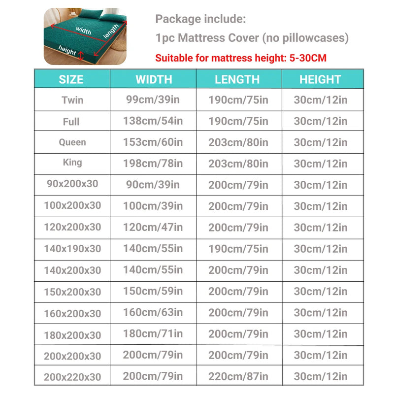 Quilted Waterproof Mattress Protector