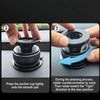 Foldable Magnetic Car Phone Mount with 360° Rotation