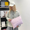 Weiche Polyester-Clutch mit Reißverschluss