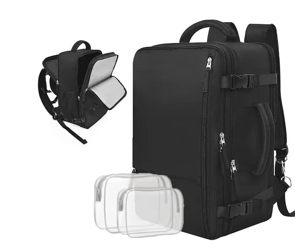 Large-Capacity Travel Laptop Backpack for Men and Women