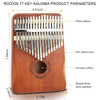 Mahogany Kalimba Thumb Piano with Tuning Kit