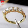 S925 Sterling Silver Moissanite Eternity Ring