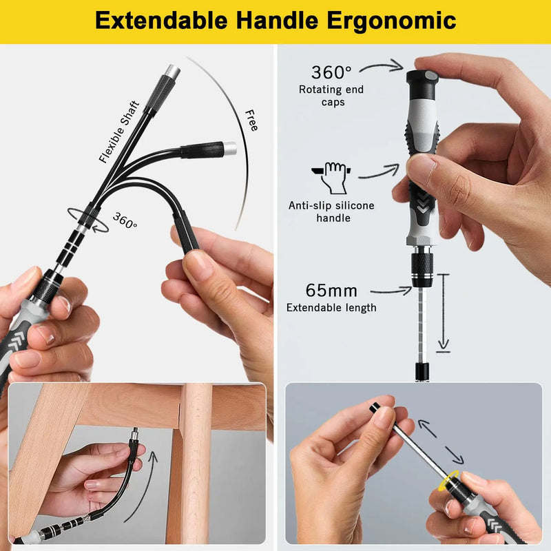Precision Screwdriver Set with Magnetic Storage Case