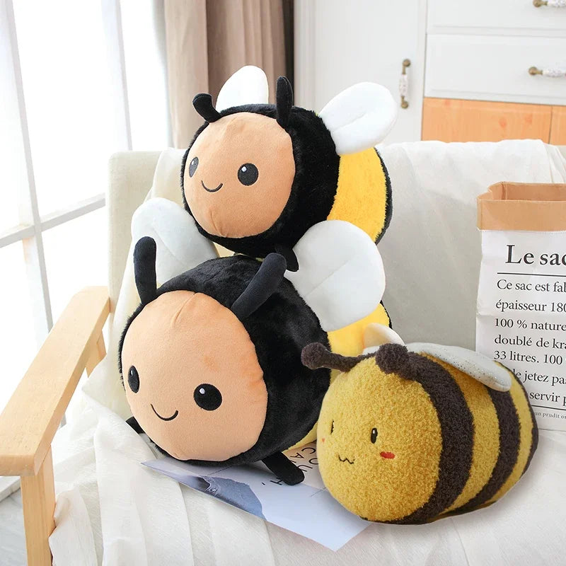 Kawaii Bee & Ladybug Plush Toy Set