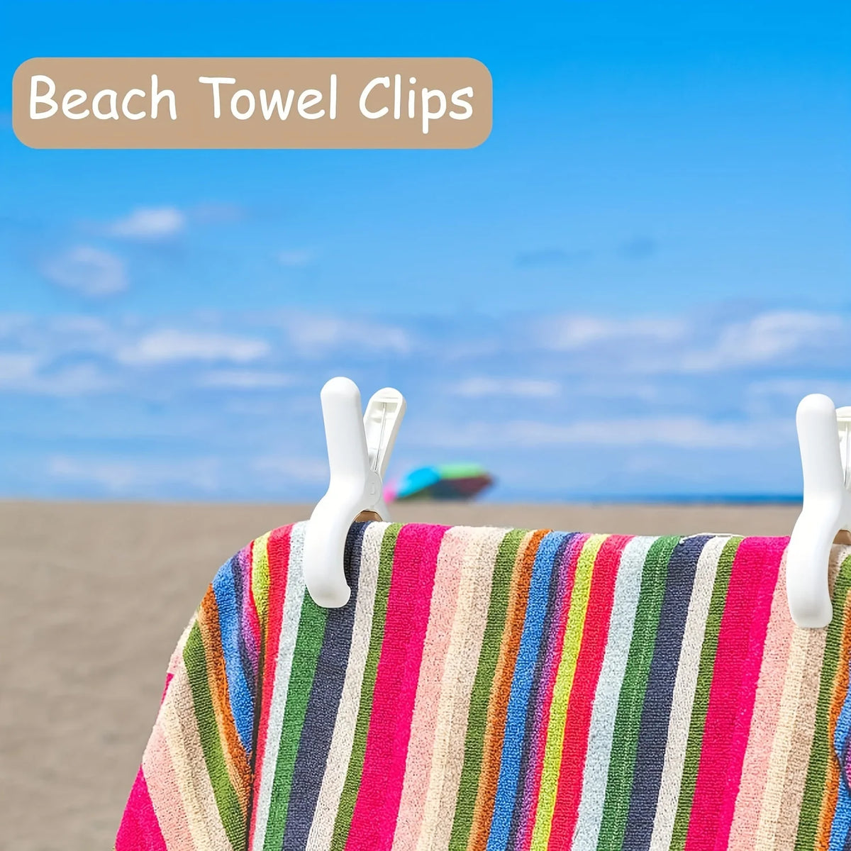 Heavy-Duty Plastic Laundry Clips for Towels, Quilts & More