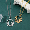 Stainless Steel Jedi Order Pendant Necklace