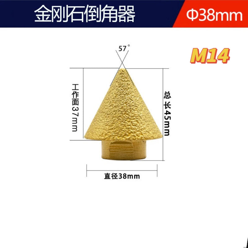 Diamond Chamfer Bit for Angle Grinders