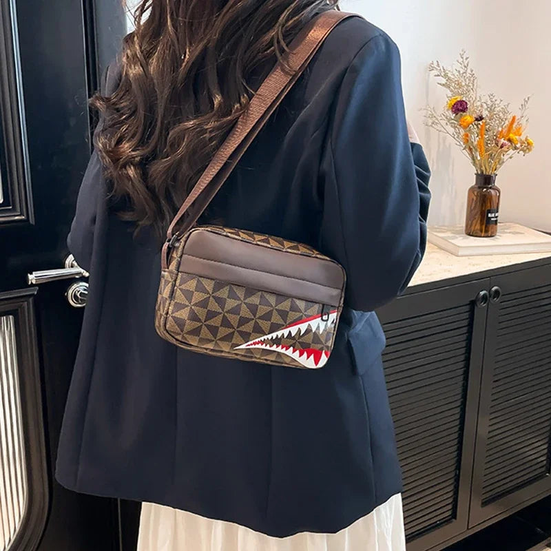 Creative Shark Mouth Crossbody Phone Bag
