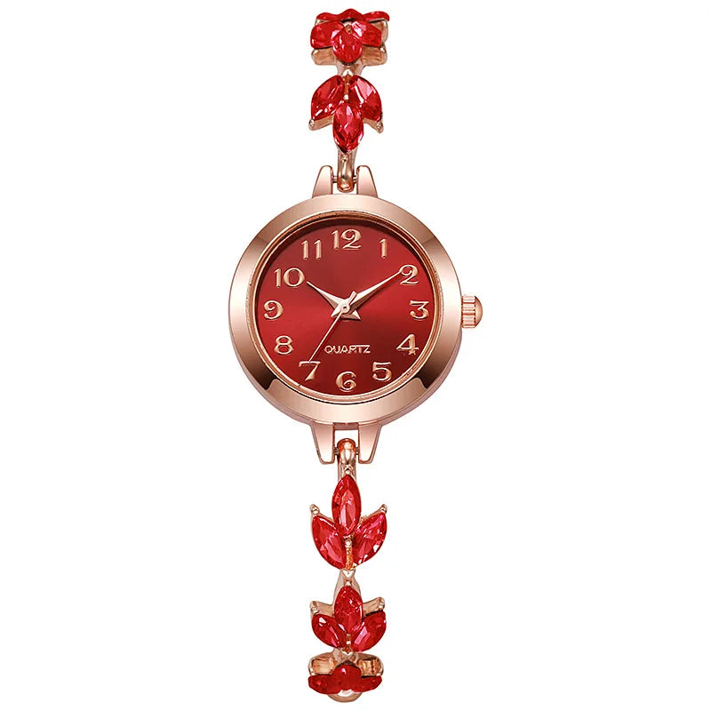 Elegant Rhinestone Bracelet Watch for Women