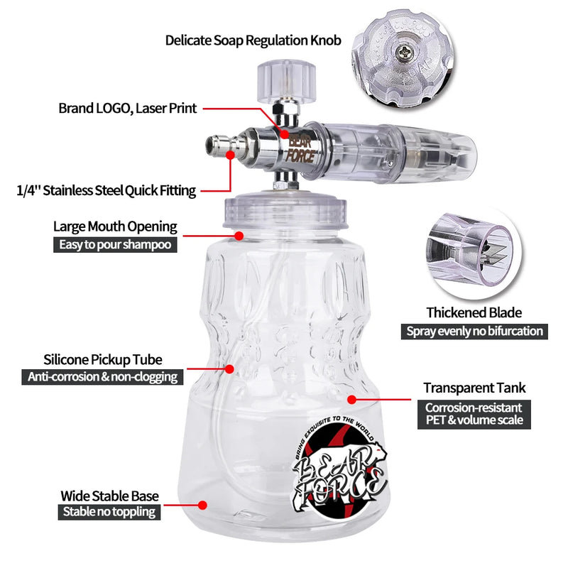 Aluminum Foam Lance for Pressure Washers