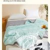Summer Cooling Blanket with Breathable Polyester Fabric