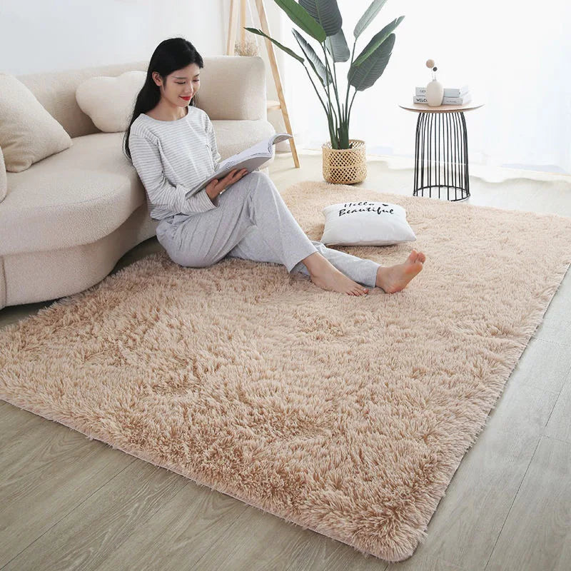Plush Shag Area Rug – Soft, Cozy, and Modern