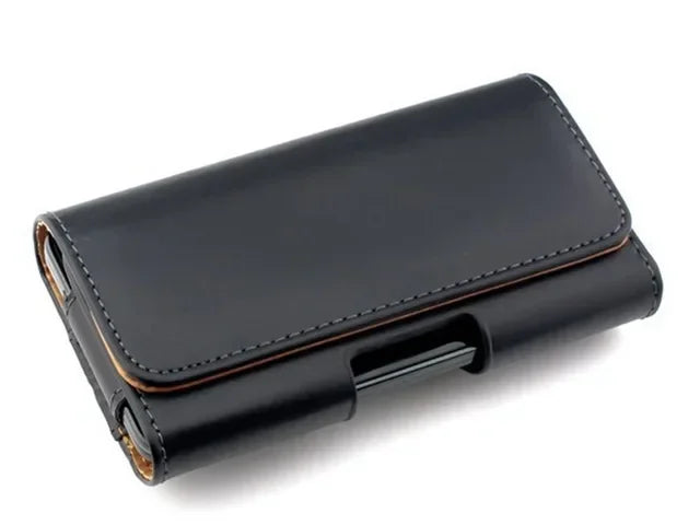 Leather Belt Clip Phone Case with Holster