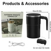 Self-Stirring Travel Mug with Temperature Display