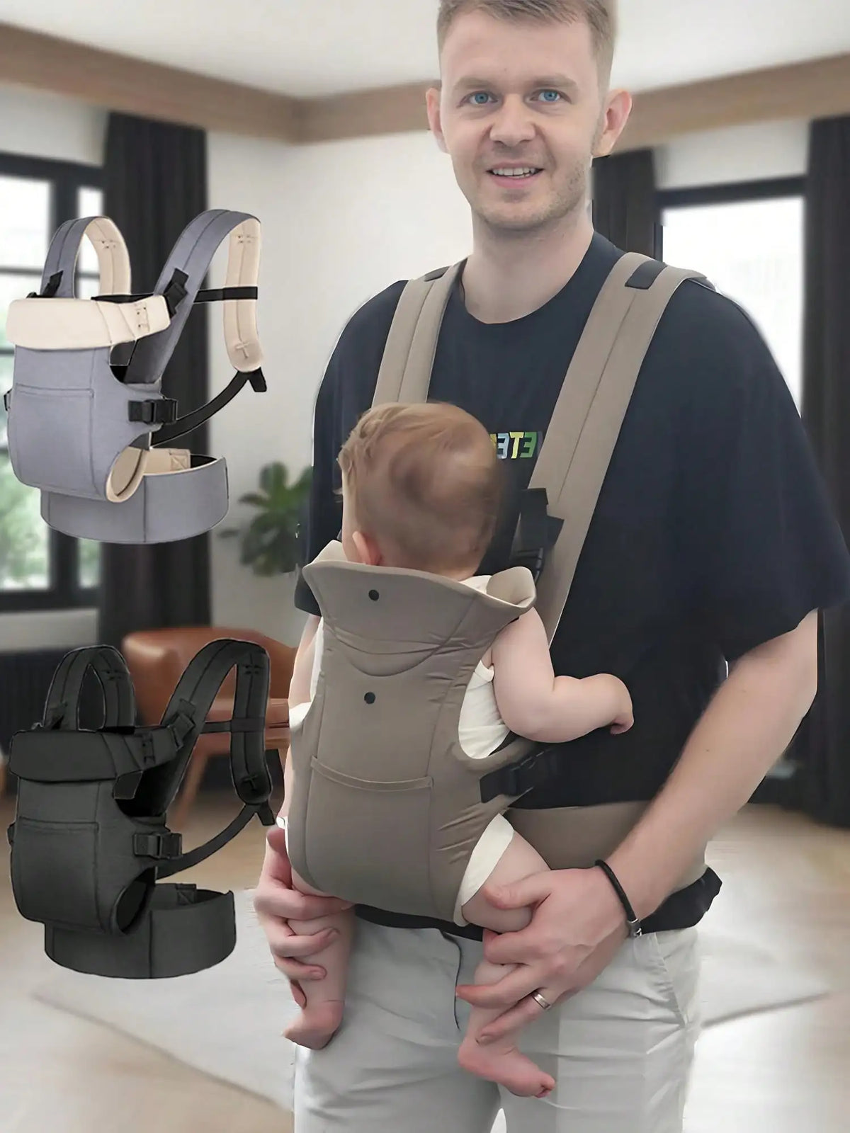 Multifunctional Baby Carrier for Front and Back Use