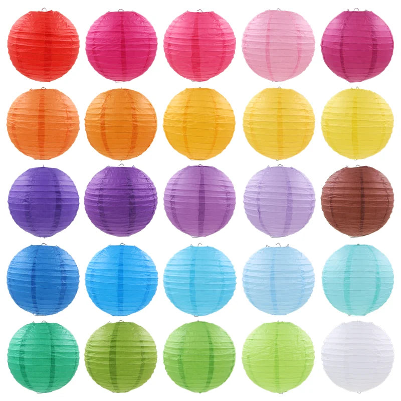 Round Paper Lantern for Festive Decor