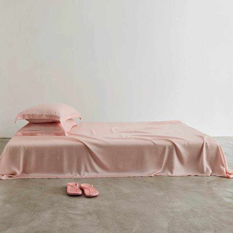 100% Bamboo Bed Sheet Set with Deep Pocket Fitted Sheet