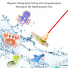 Montessori Wooden Magnetic Fishing Toy for Kids – Educational Marine Life Game