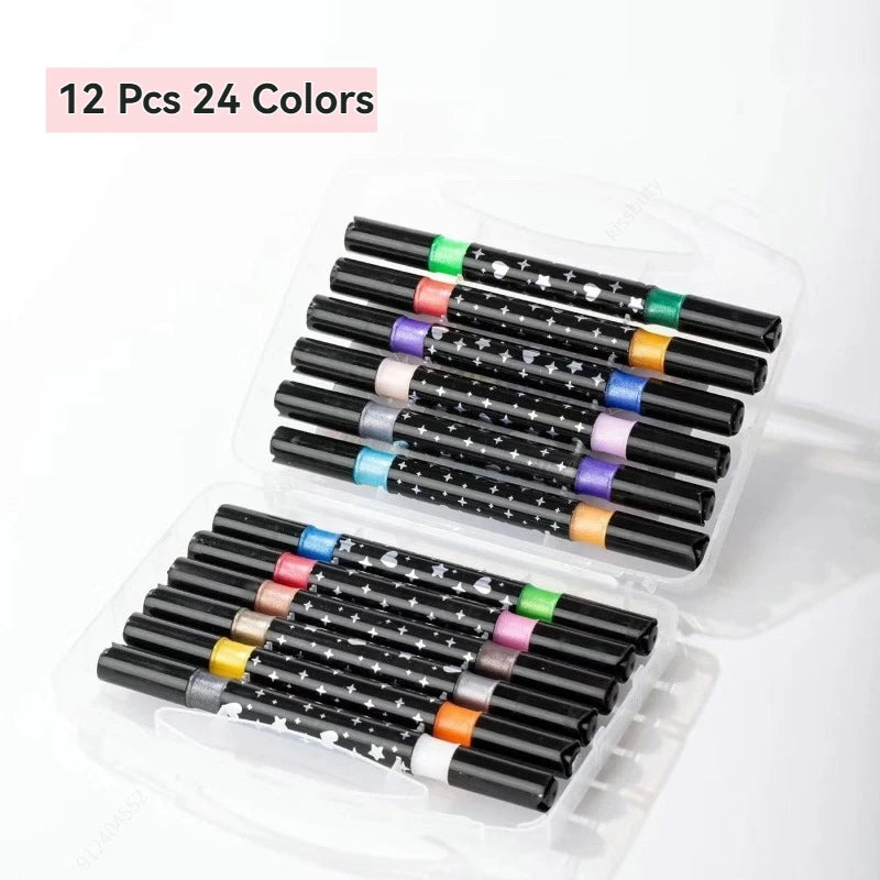 Dual-Tip Glitter Art Markers