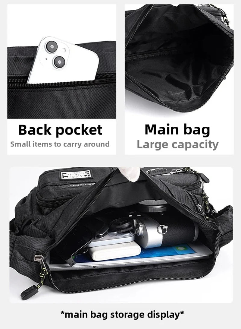 Men's Water-Resistant Crossbody Sling Bag for Work & Daily Commute