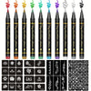 10-Piece Non-Toxic Face Paint Marker Set for Kids & Adults