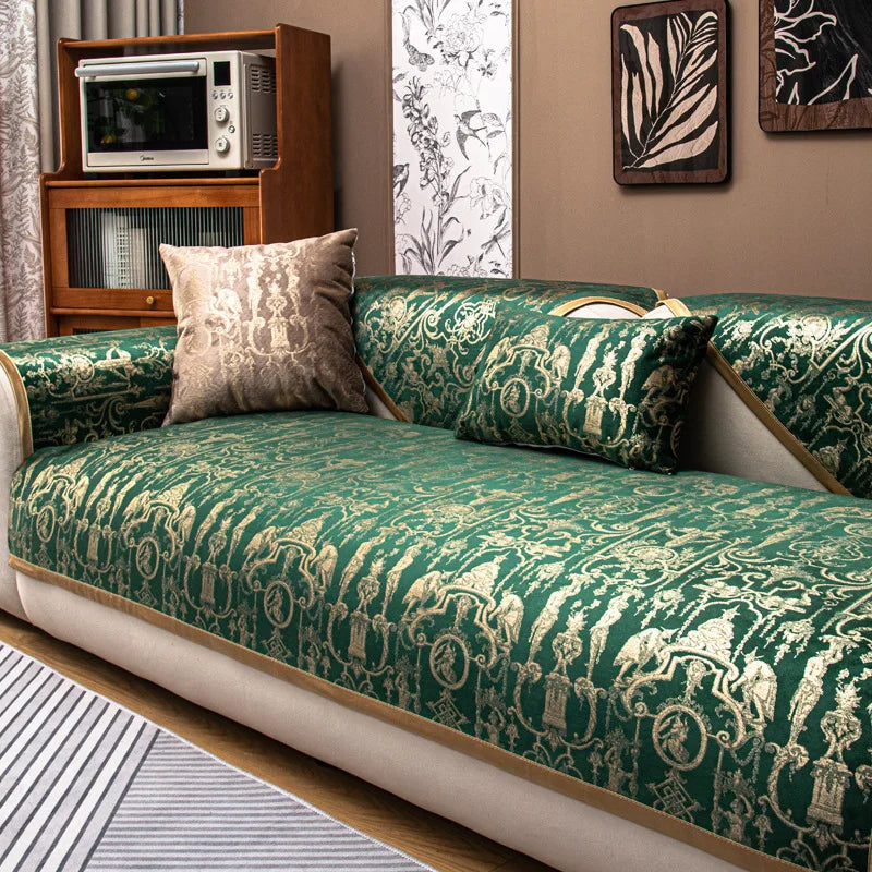 Luxury Anti-Slip Velvet Sofa Cover