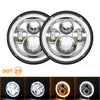 Classic 7 Inch Round LED Motorcycle Headlight