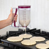 4-Cup Pancake Batter Dispenser with Measuring Guide